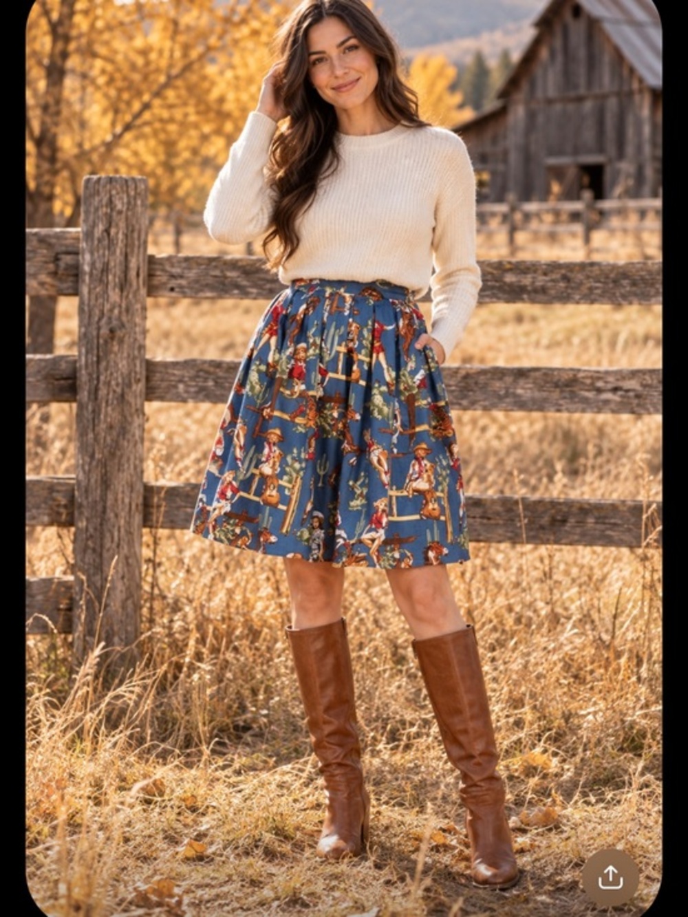 NWT Miss Lulo for Modcloth Cowgirl Western Ranch Pinup equestrian
